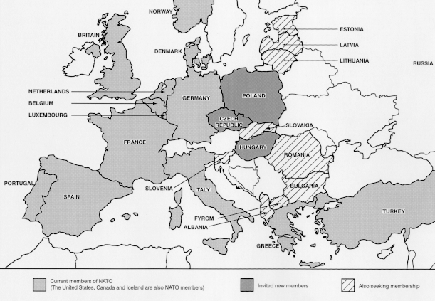 NATO map