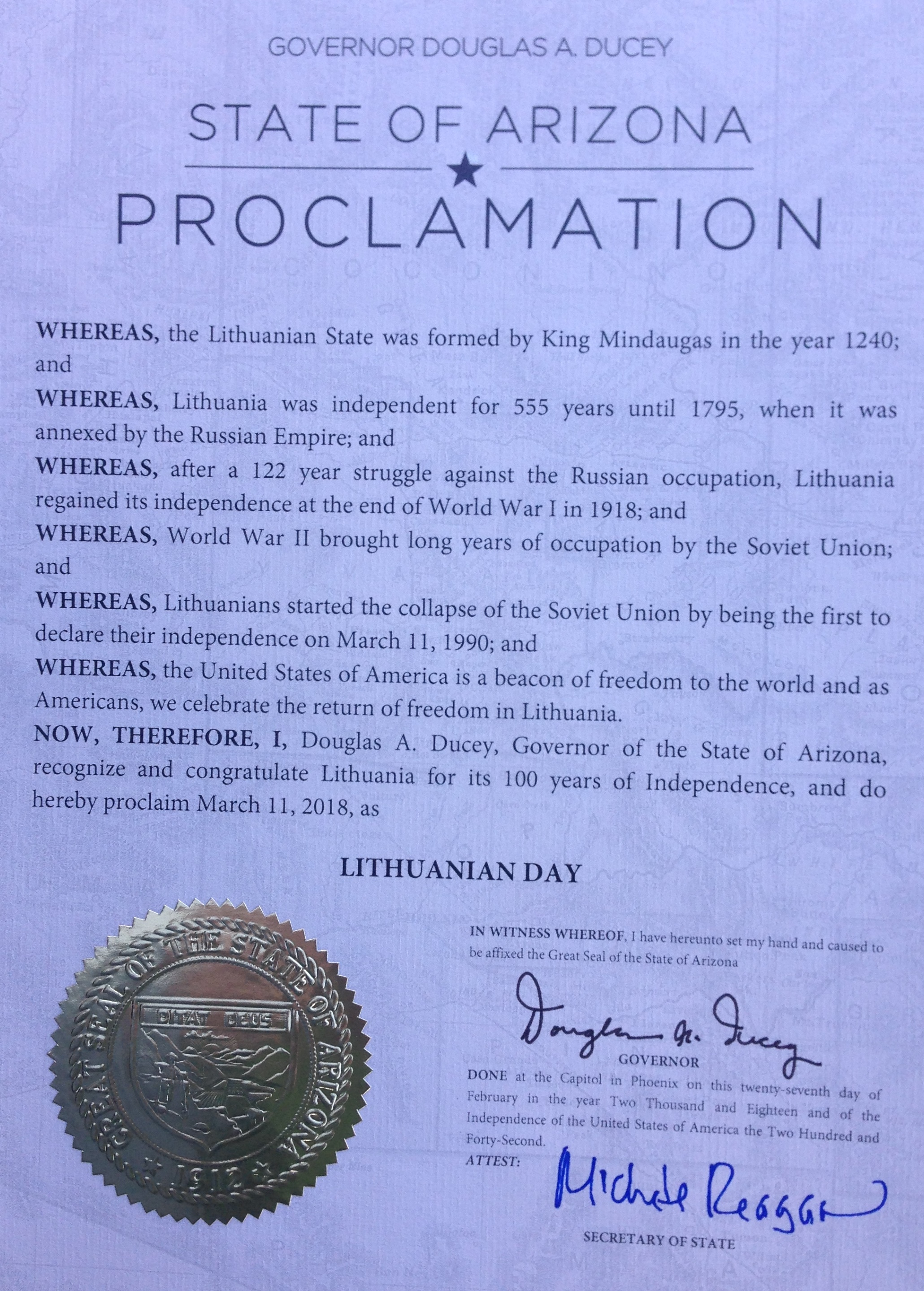 proclamation